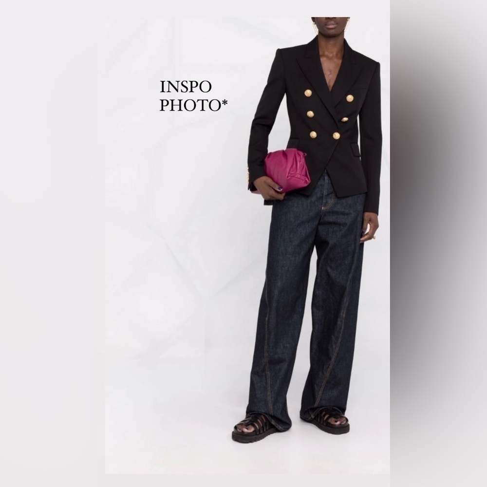 Vintage Oleg Cassini Black Blazer, Size 6